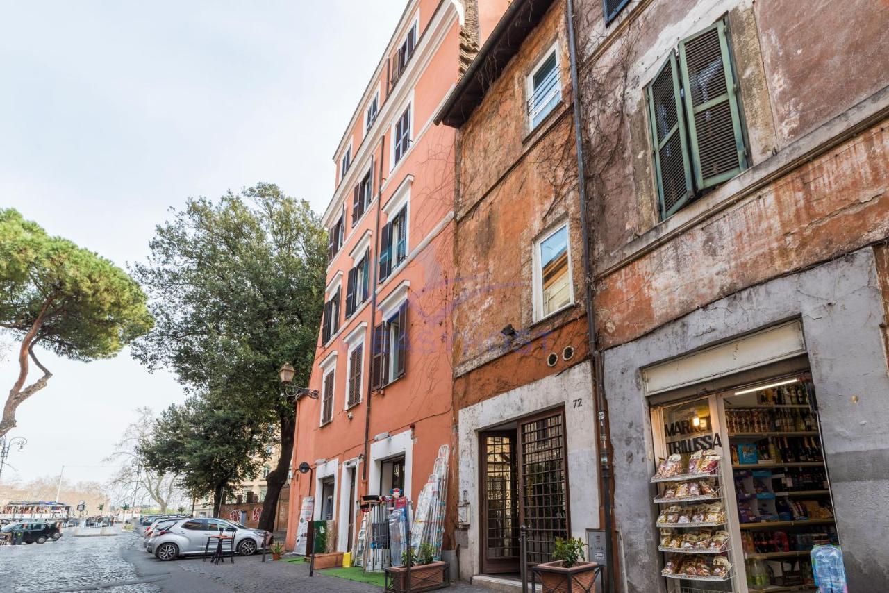 Cozy Entire Apt Close To Piazza Trilussa 로마 외부 사진